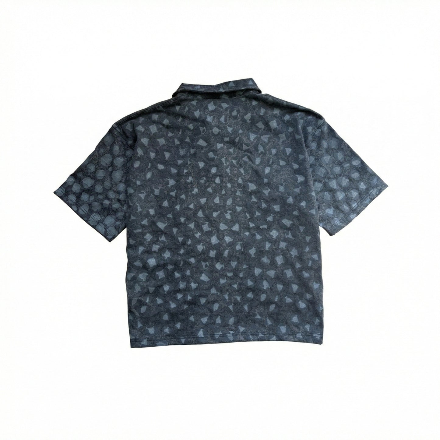 Faded Leopard Print Overshirt