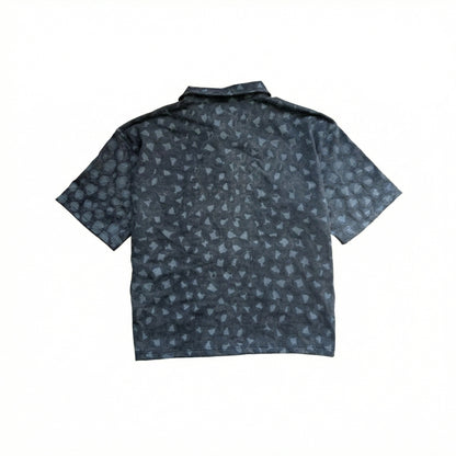 Faded Leopard Print Overshirt