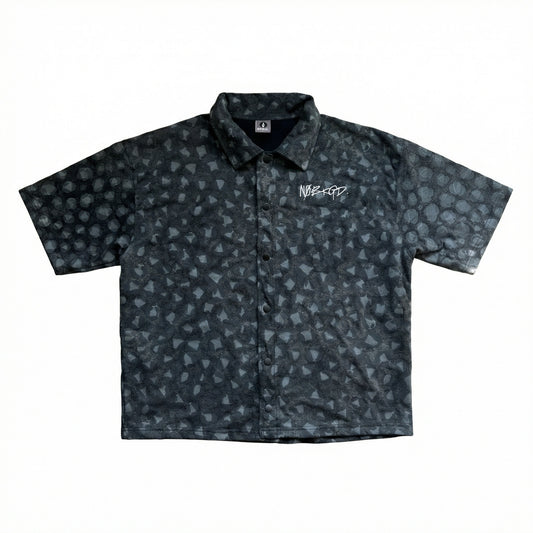 Faded Leopard Print Overshirt